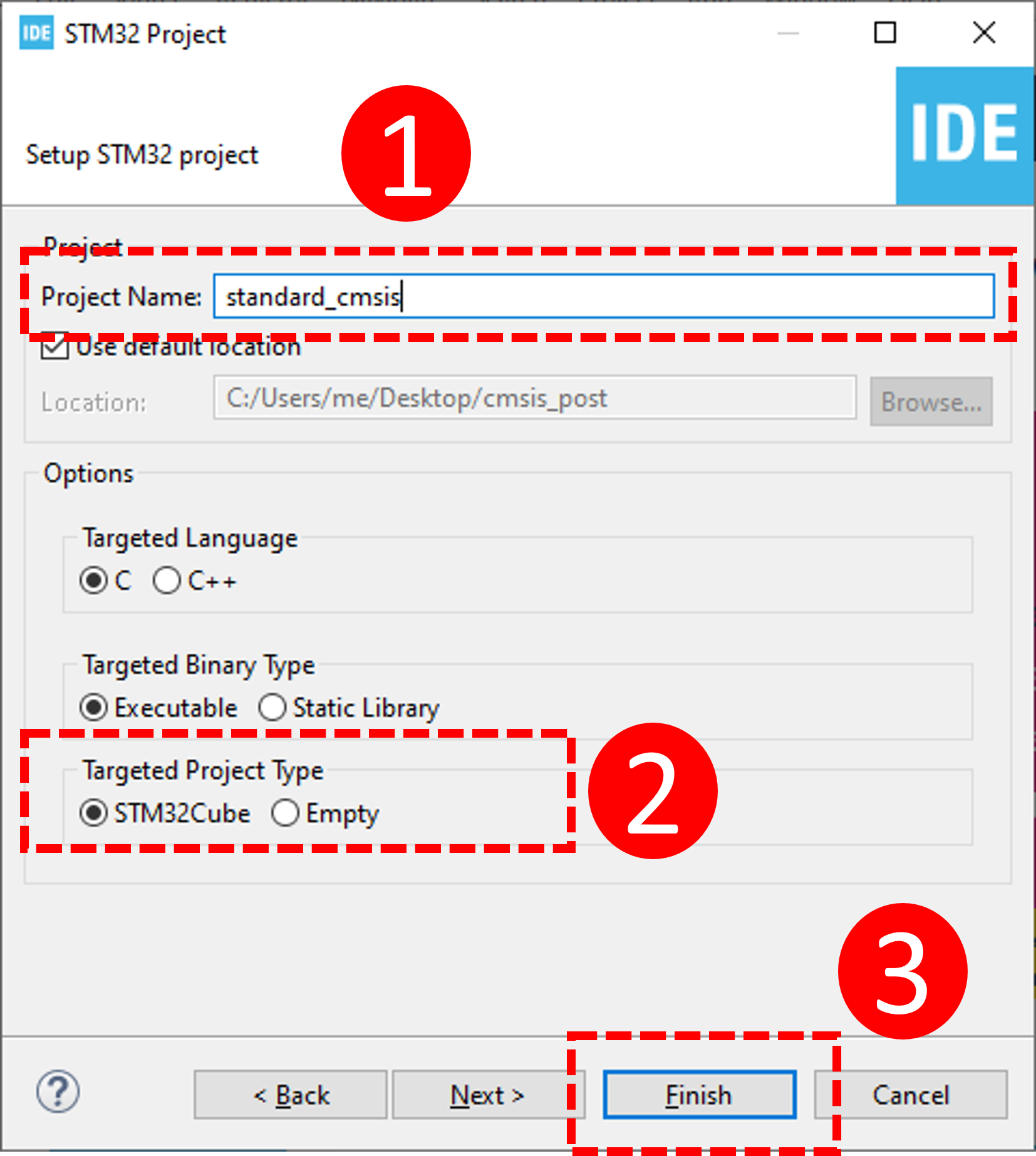 stm32cubeide project